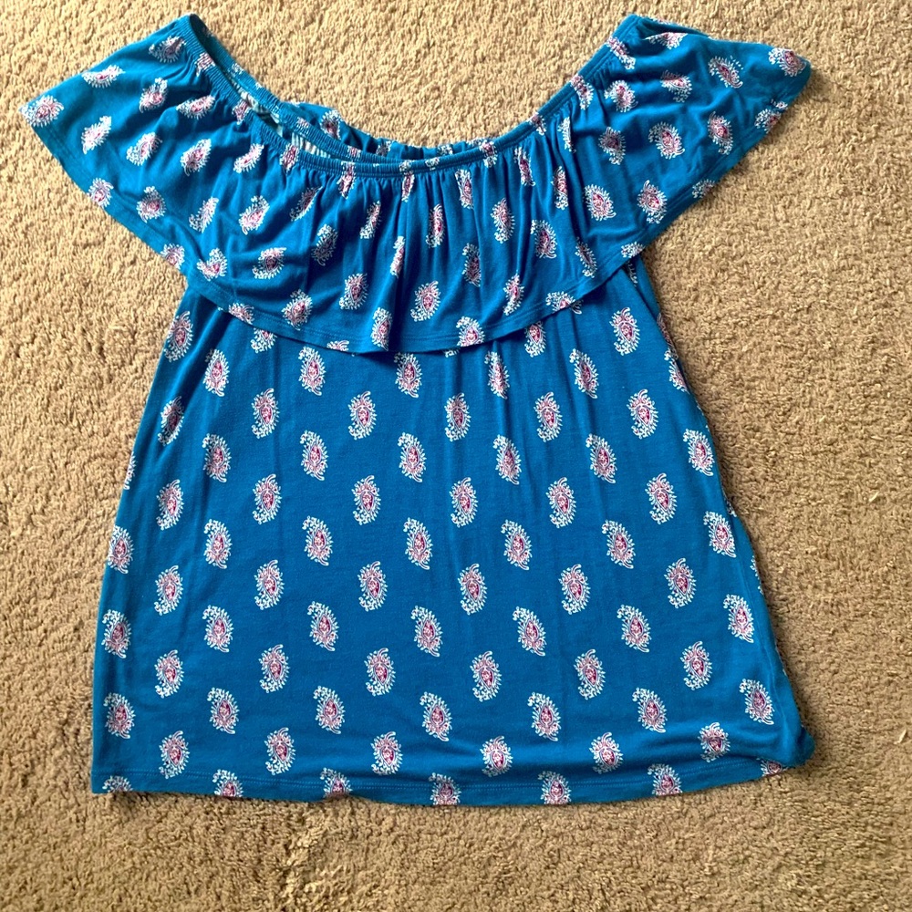 Old Navy strapless over the shoulders top